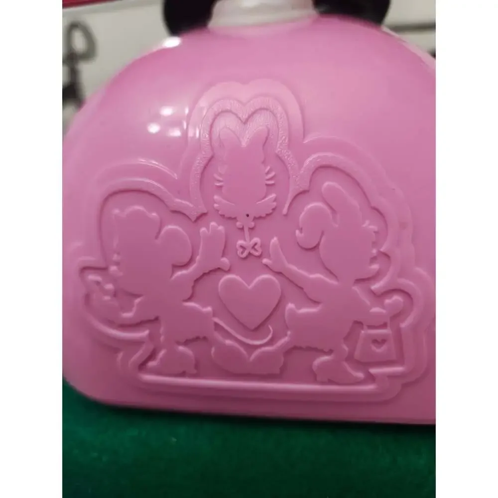 Disney Minnie Mouse Ring Me Rotary Toy Phone Lights Sounds + Play Cell Phone